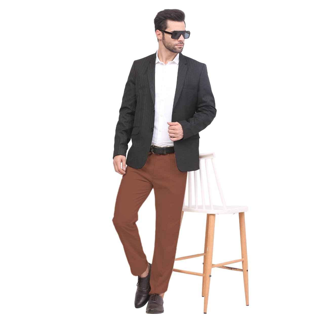 MENS BROWN FORMAL PANT